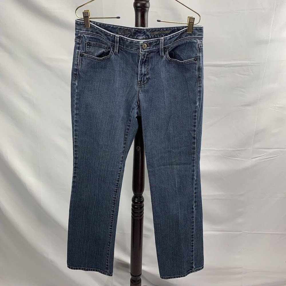 LOFT Original Boot Cut‎ Blue Jeans Medium Wash Size 6